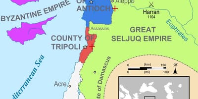 Mapa Królestwa Jerozolimy
