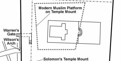 Mapa świątyni Heroda